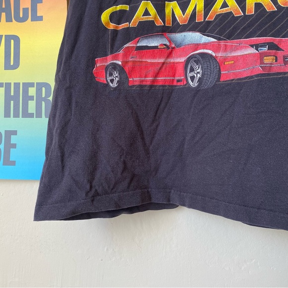Vintage Chevrolet Camaro Graphic T-Shirt Tee Unisex Large USA Made Single Stitch - Picture 3 of 8